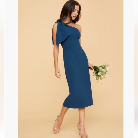 Dress The Population Tiffany One Shoulder Dress - Picture 2 of 11